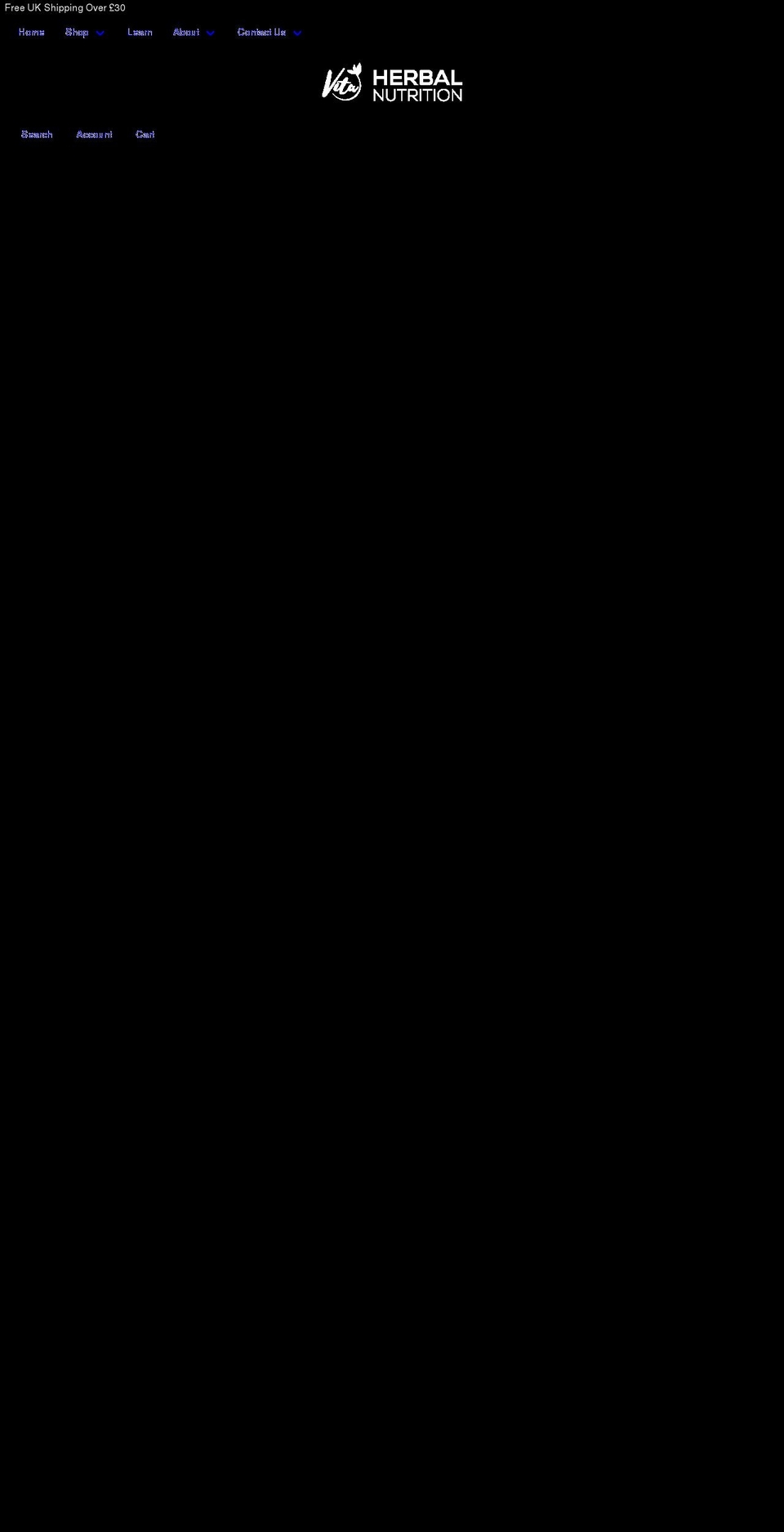 vitaherbalnutrition.com shopify website screenshot