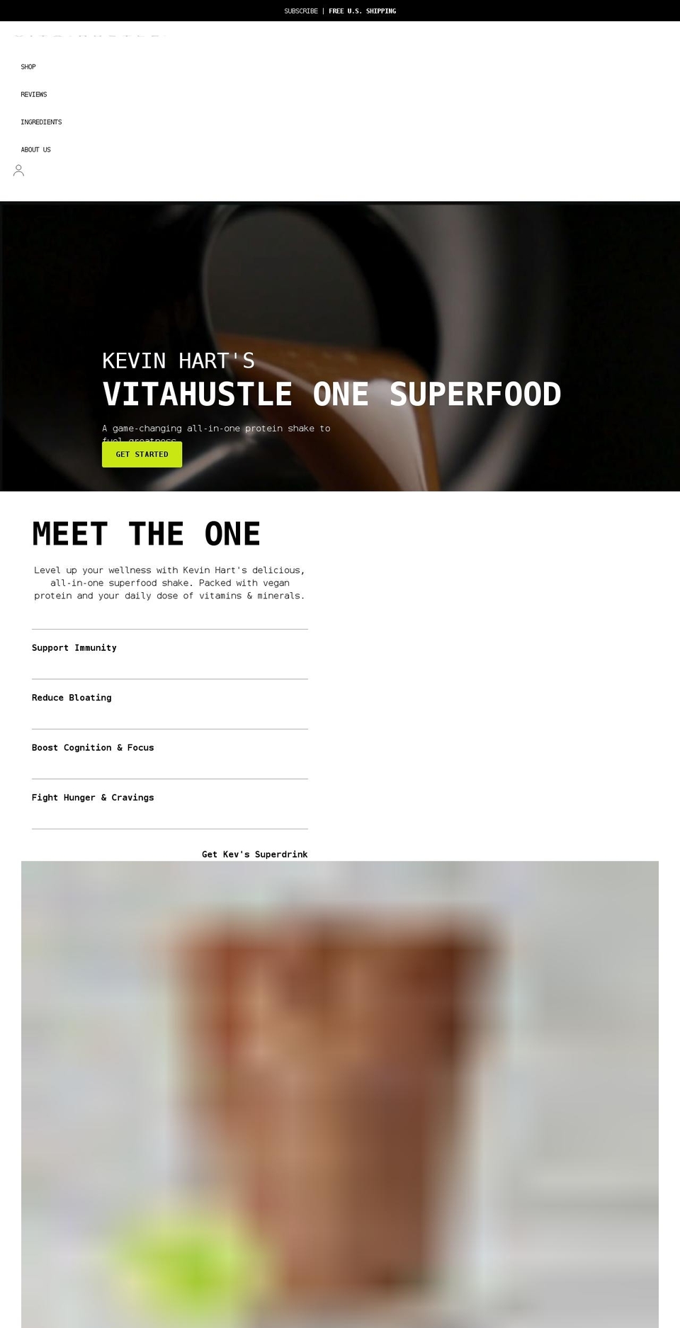 vitahustle.com shopify website screenshot