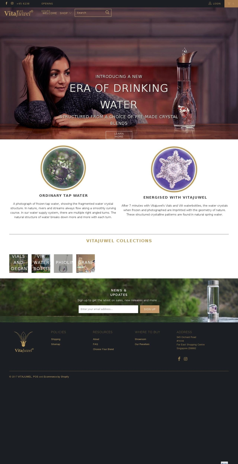 vitajuwel.sg shopify website screenshot