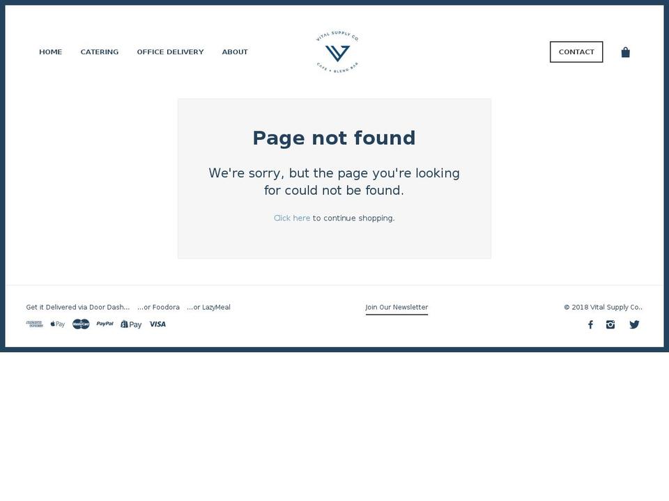 vitalblendbar.com — Shopify storefront screenshot