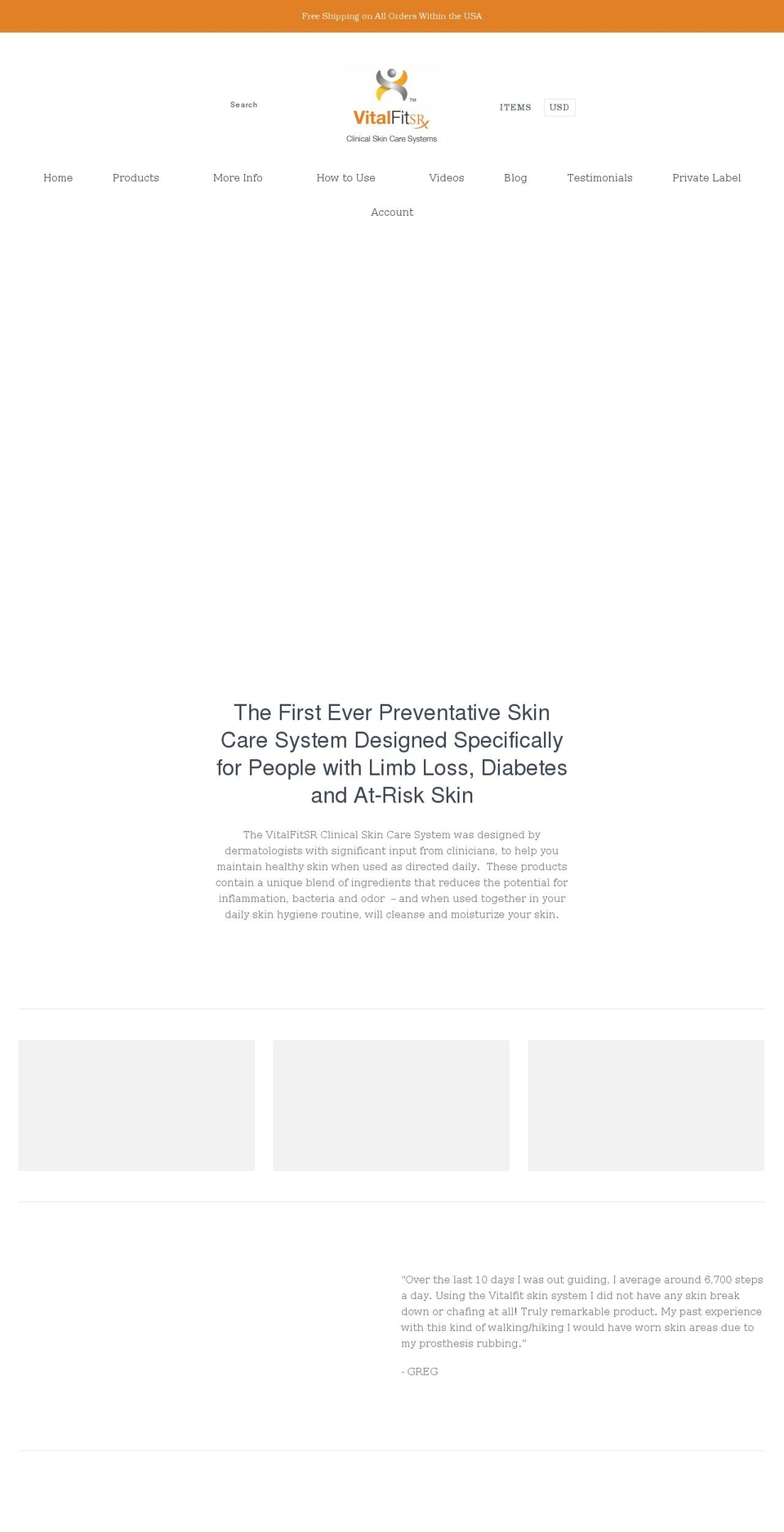 vitalfitsr.com shopify website screenshot