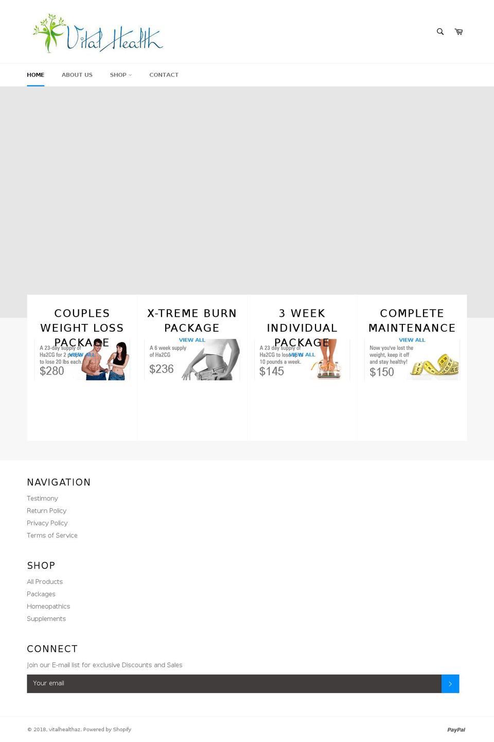 vitalhealthaz.com — Shopify storefront screenshot