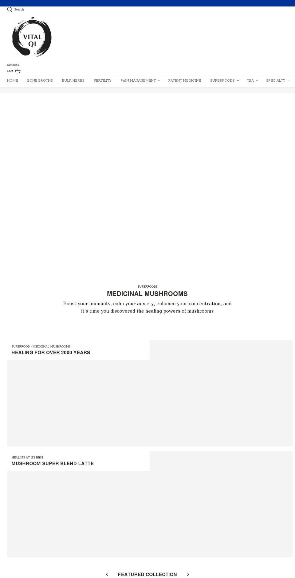 vitalqitcm.com shopify website screenshot