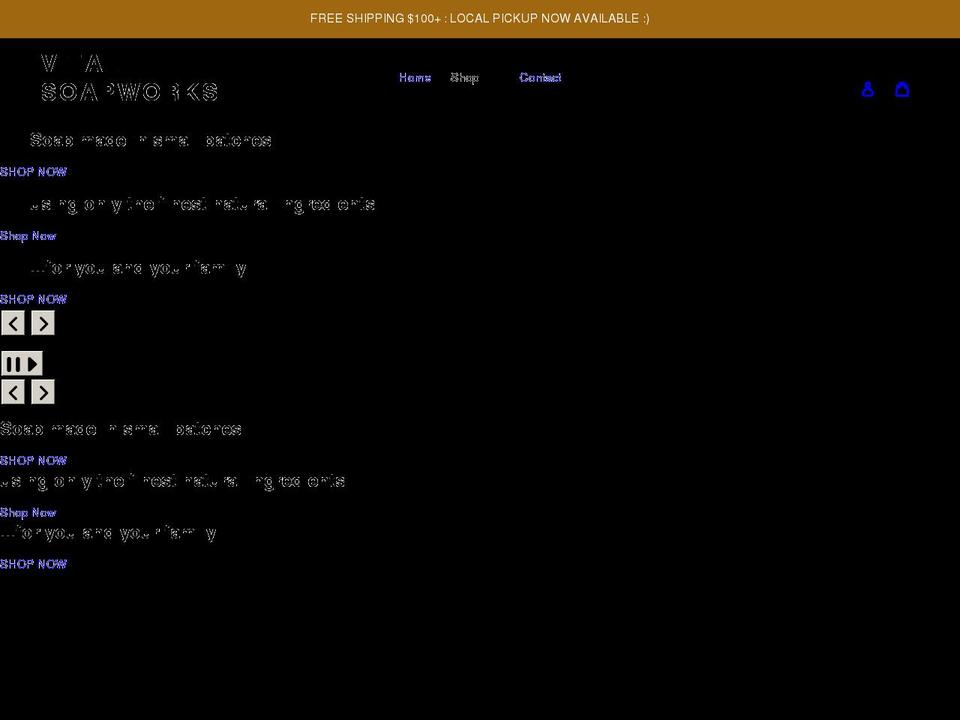 vitalsoapworks.com shopify website screenshot
