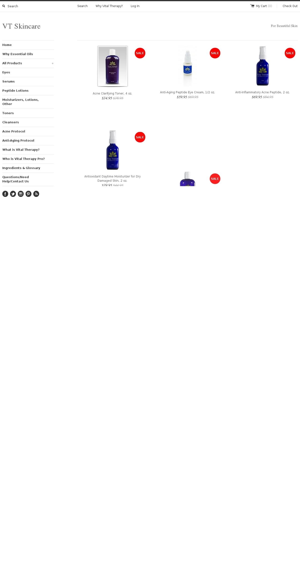 vitaltherapypro.com — Shopify storefront screenshot