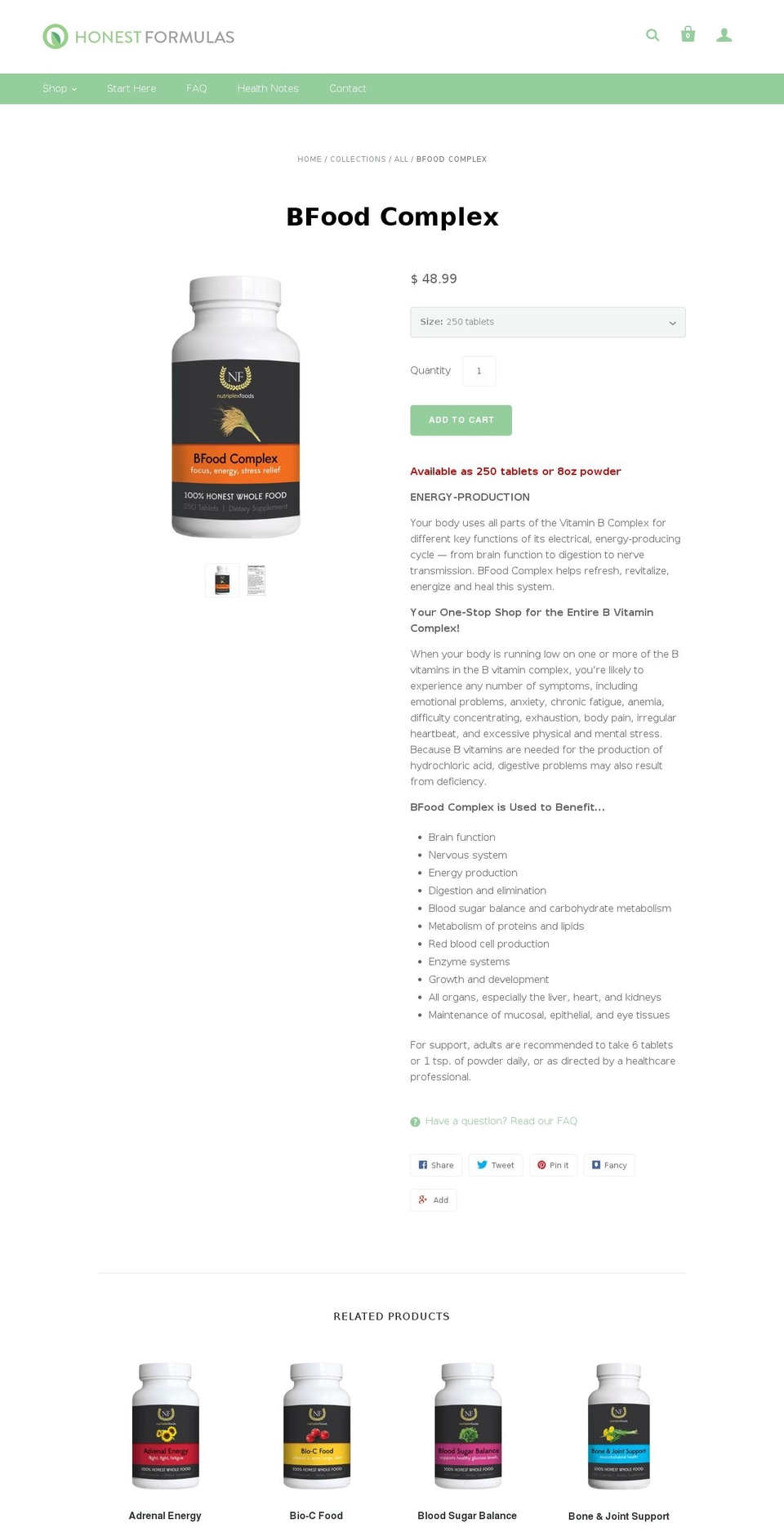 vitaminbenergy.com shopify website screenshot