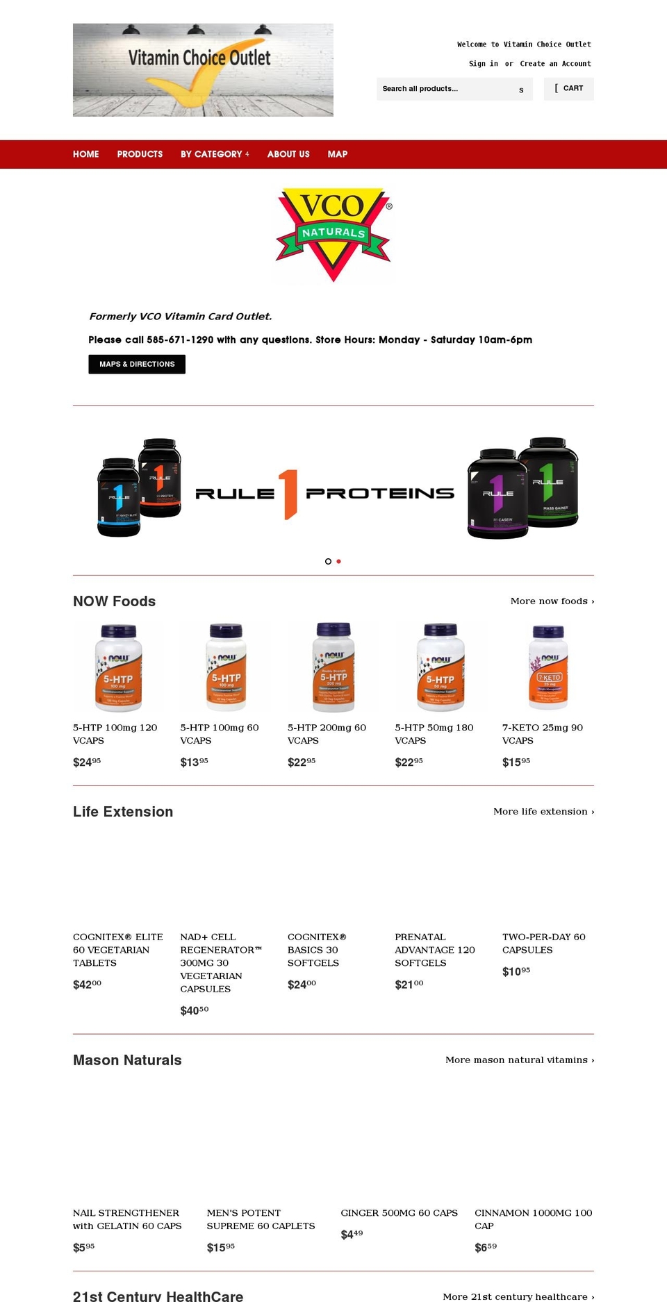 vitaminchoiceoutlet.com shopify website screenshot