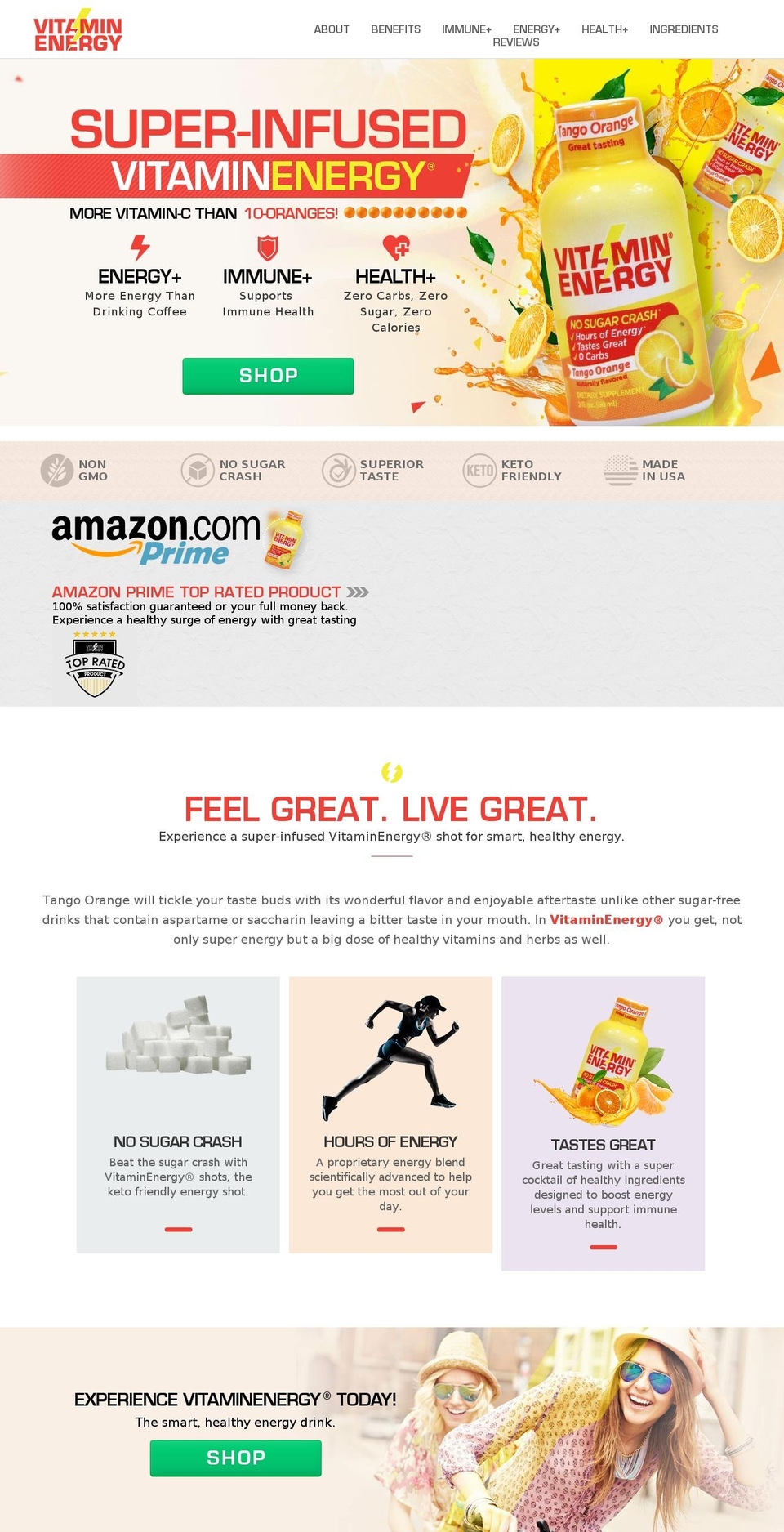 vitaminenergy.com shopify website screenshot