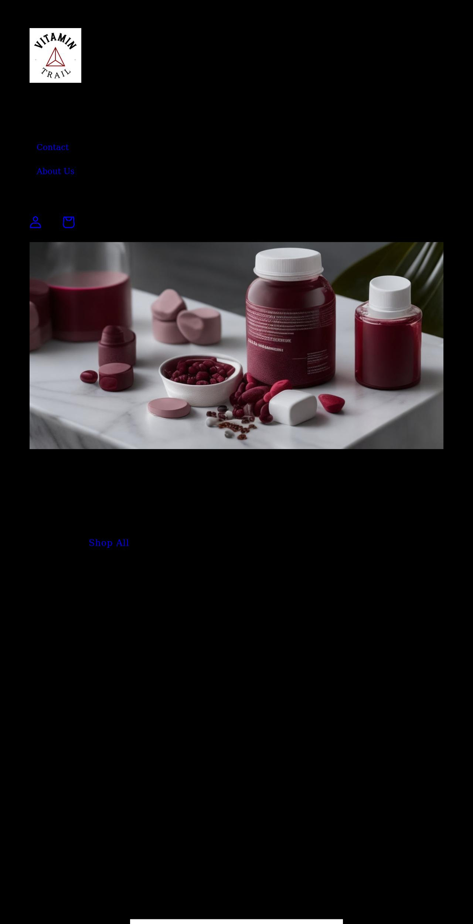 vitamintrail.com shopify website screenshot