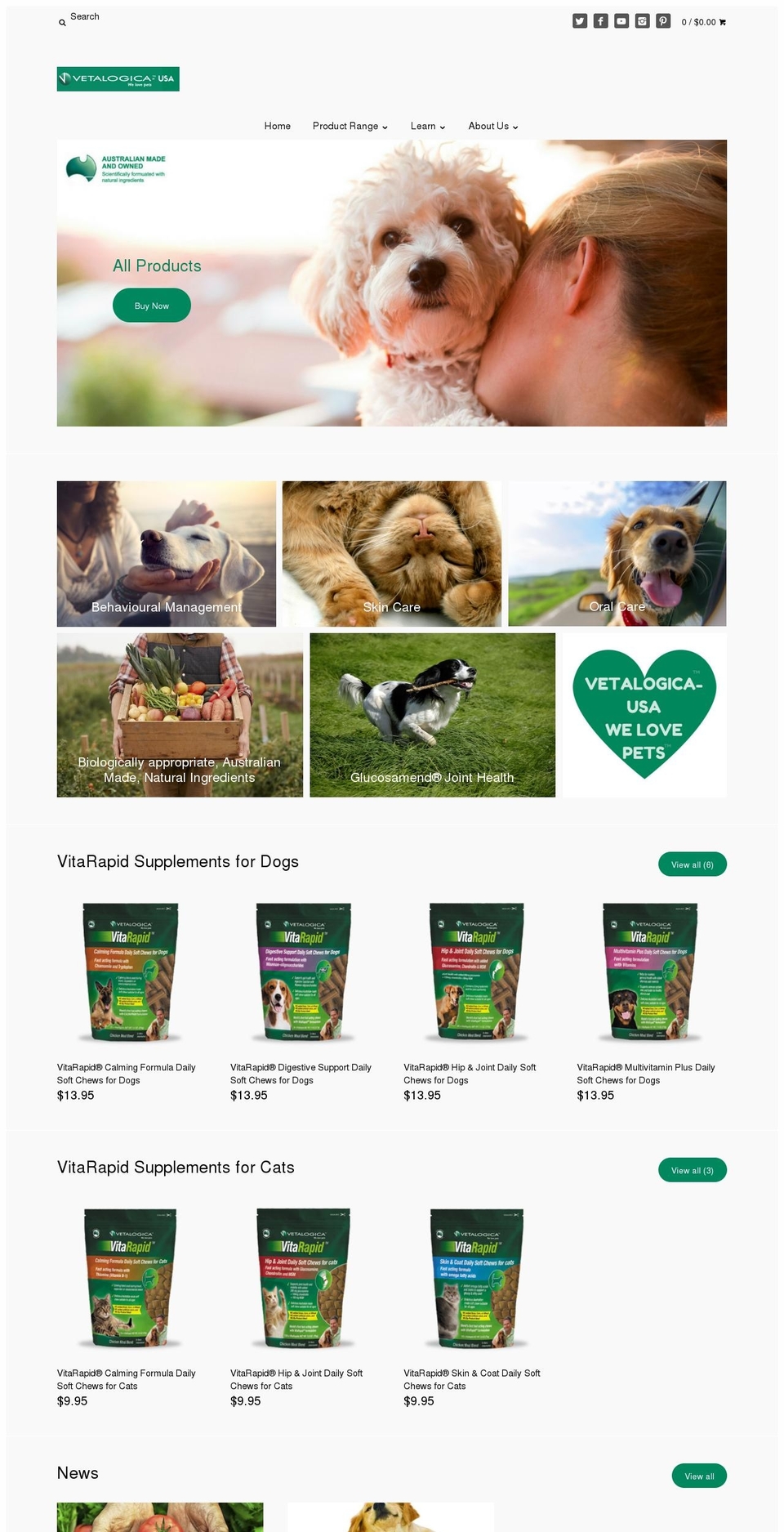 vitarapid.com shopify website screenshot