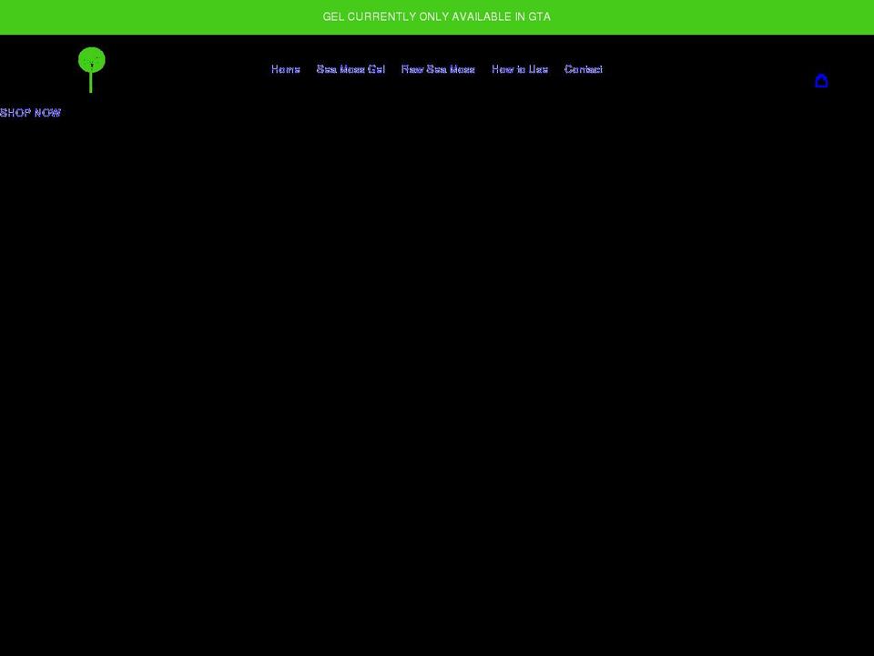 vitarichseamoss.com shopify website screenshot