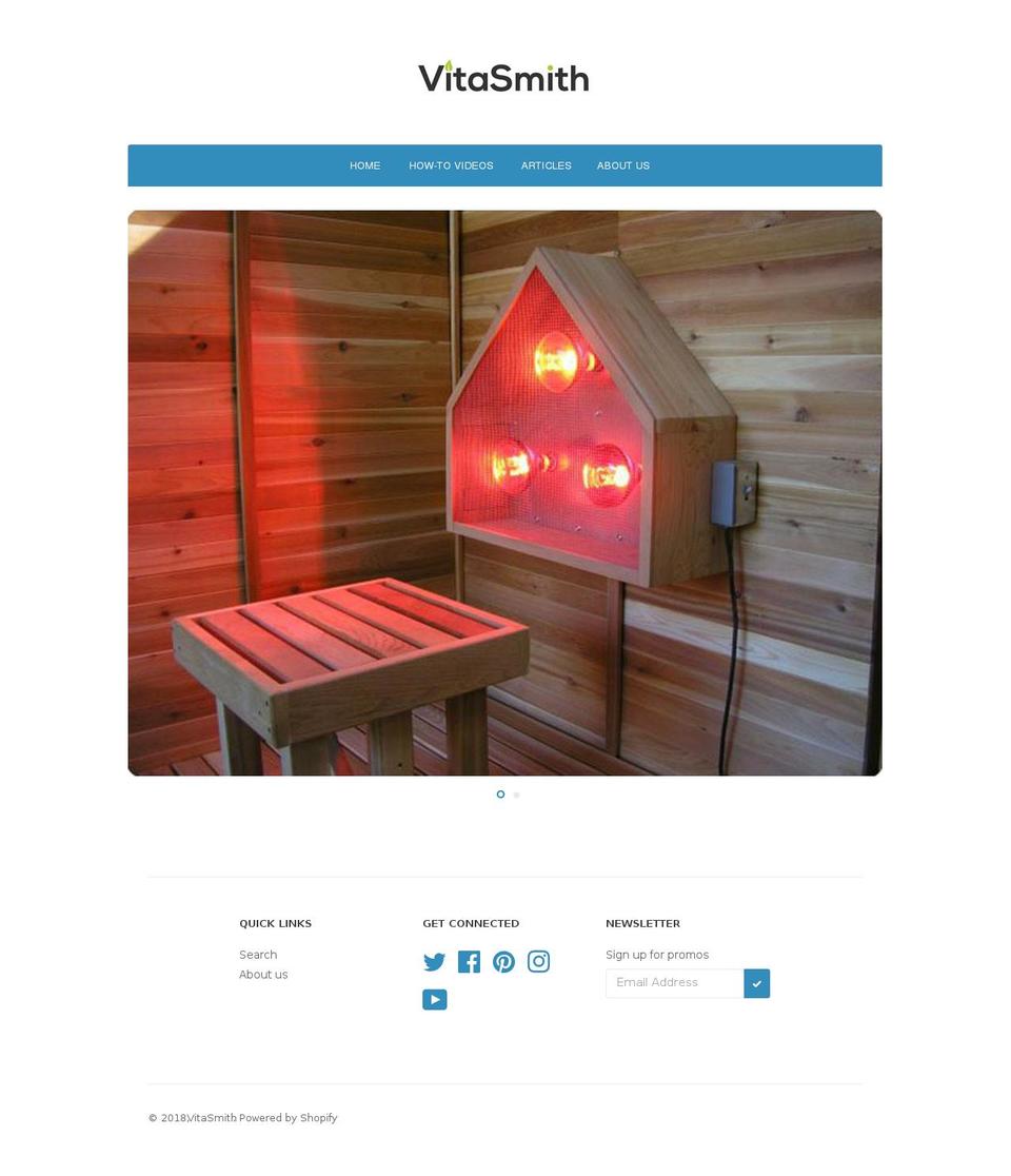 vitasmith.com — Shopify storefront screenshot
