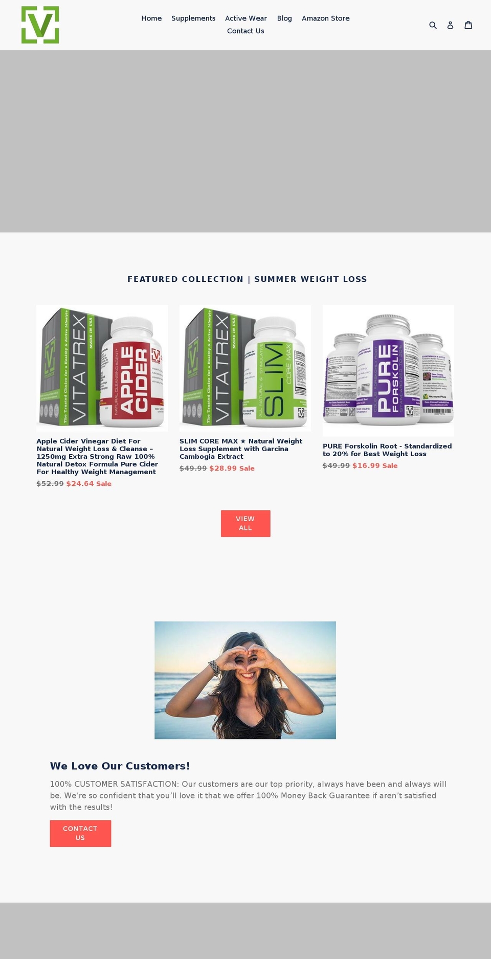 vitatrex.com — Shopify storefront screenshot