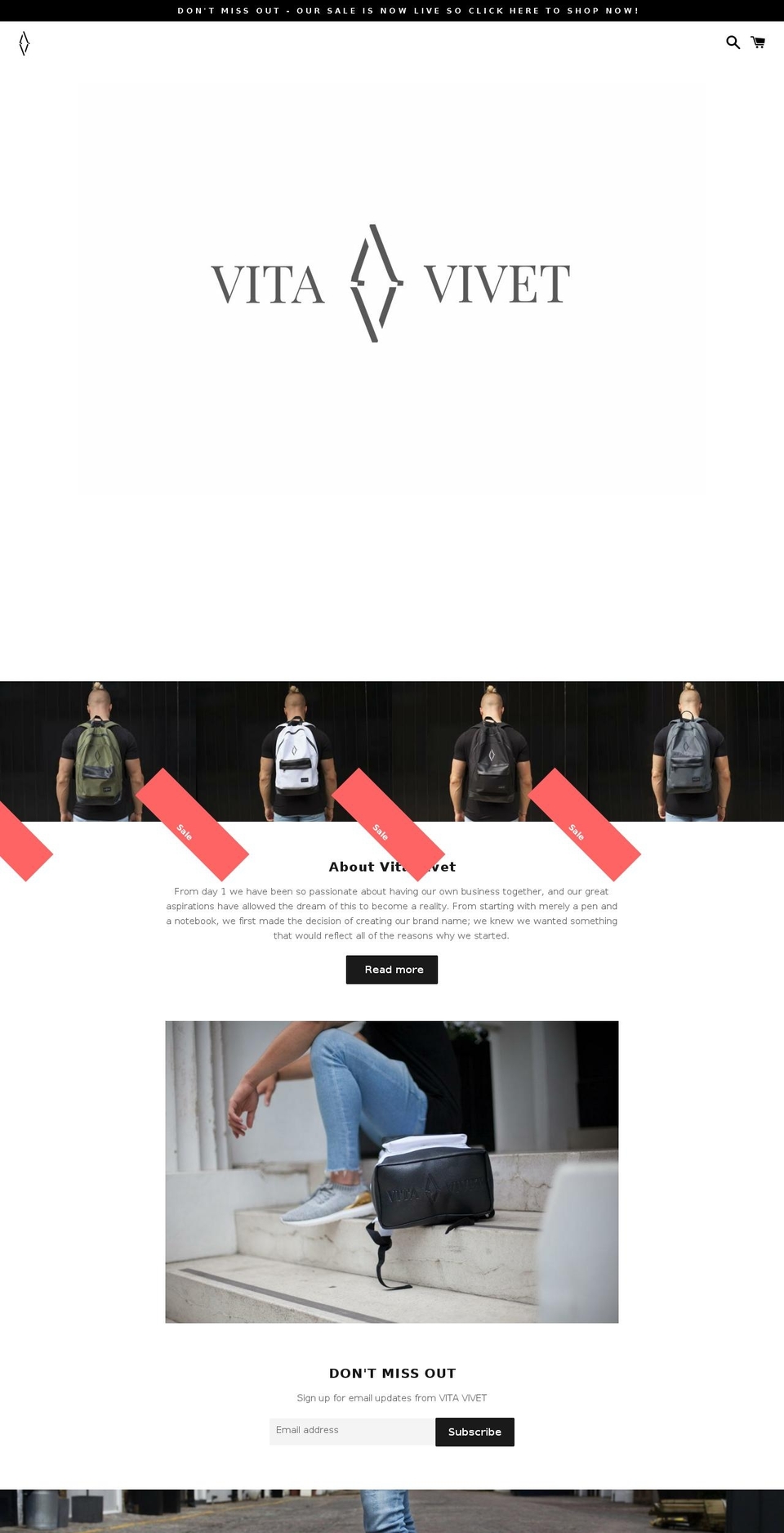 vitavivetlondon.com — Shopify storefront screenshot