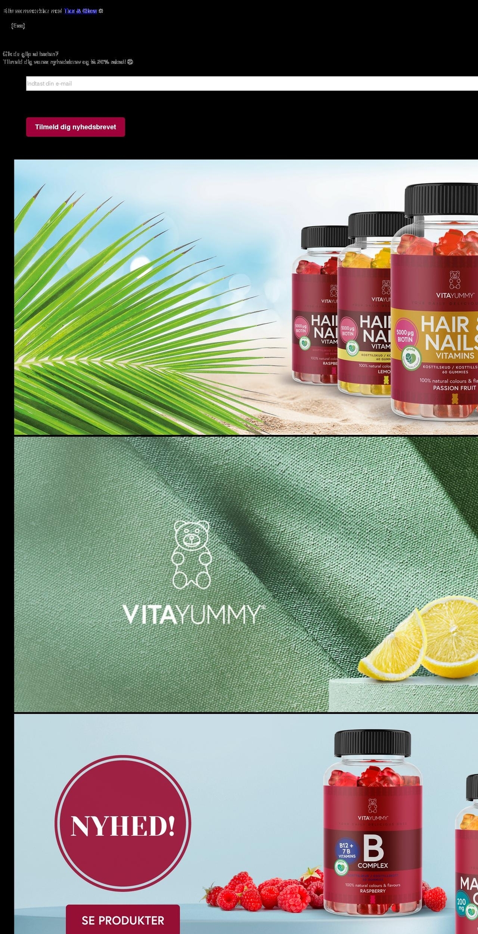 vitayummy.shop shopify website screenshot