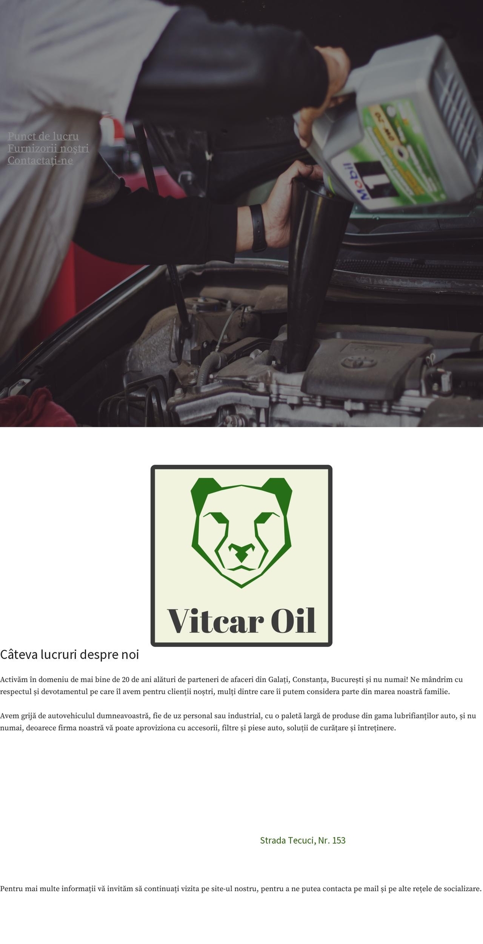 vitcaroil.com — Shopify storefront screenshot
