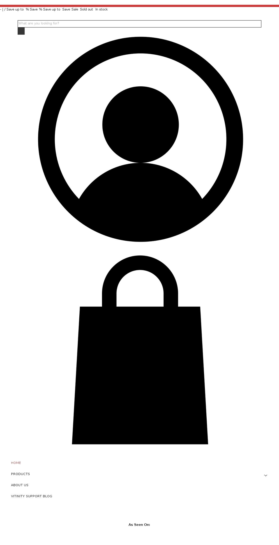 vitinity.com shopify website screenshot