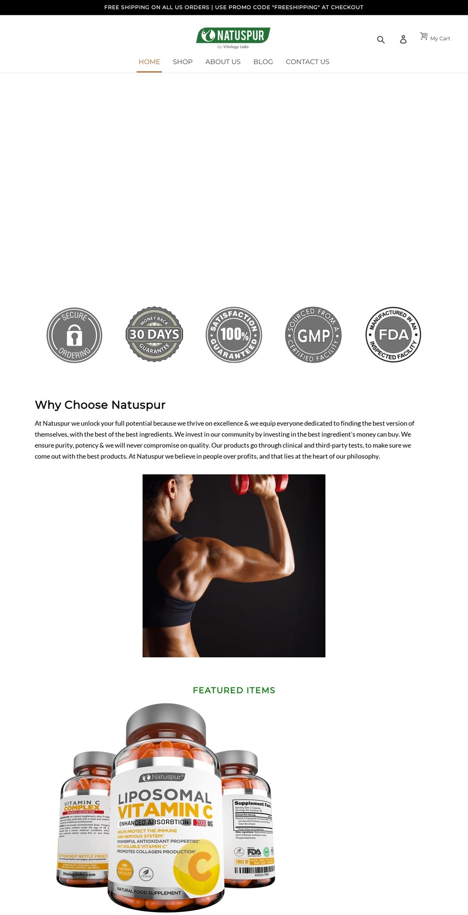 vitologylabs.com shopify website screenshot