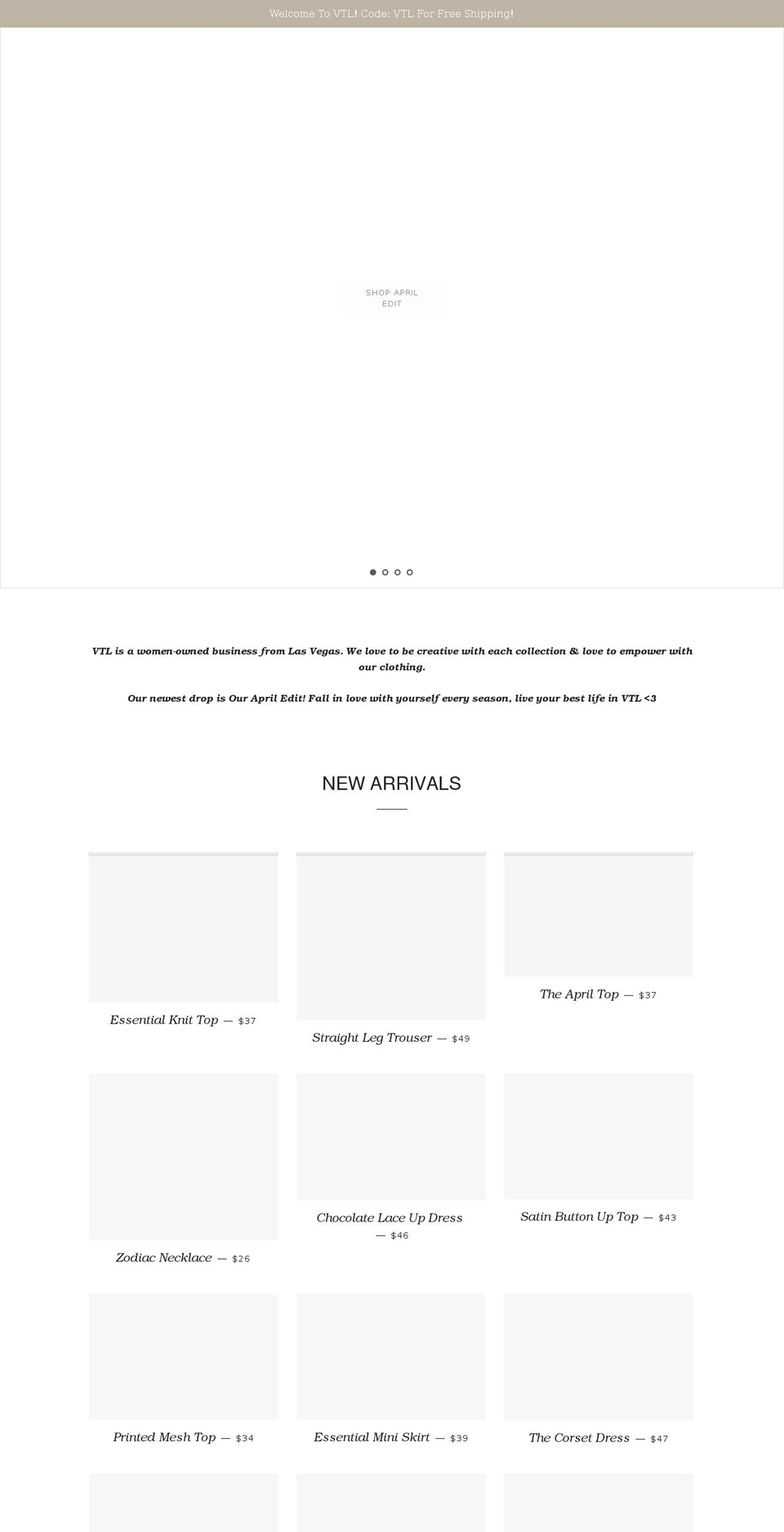 vitorathelabel.com shopify website screenshot