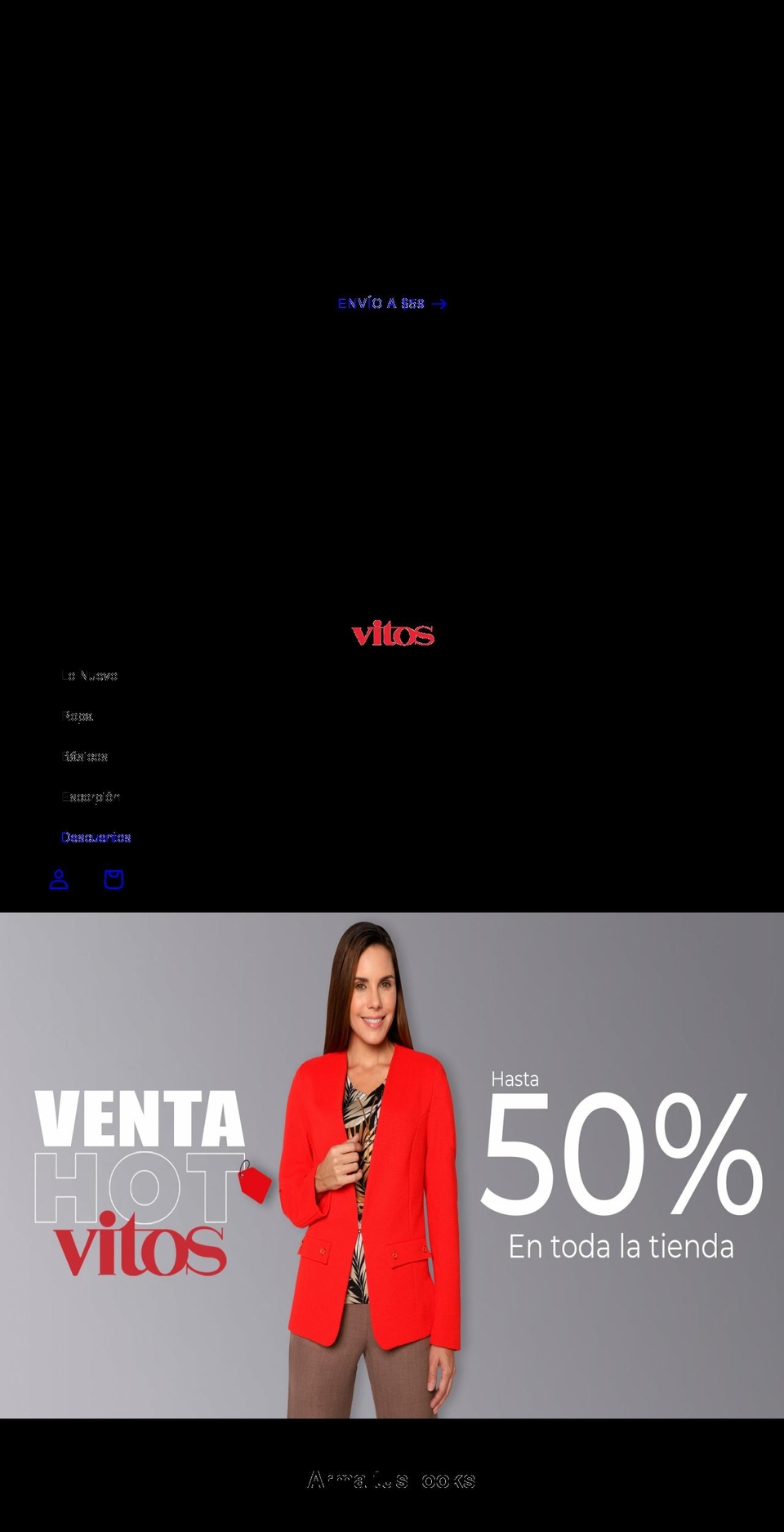 vitos.mx shopify website screenshot