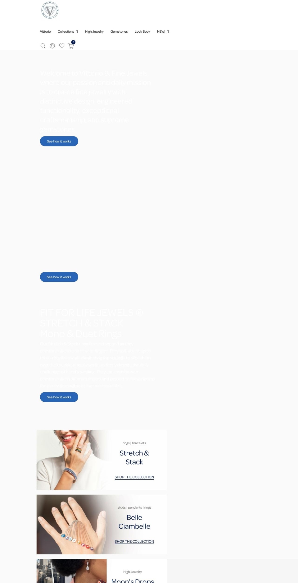 vittoriob.com shopify website screenshot