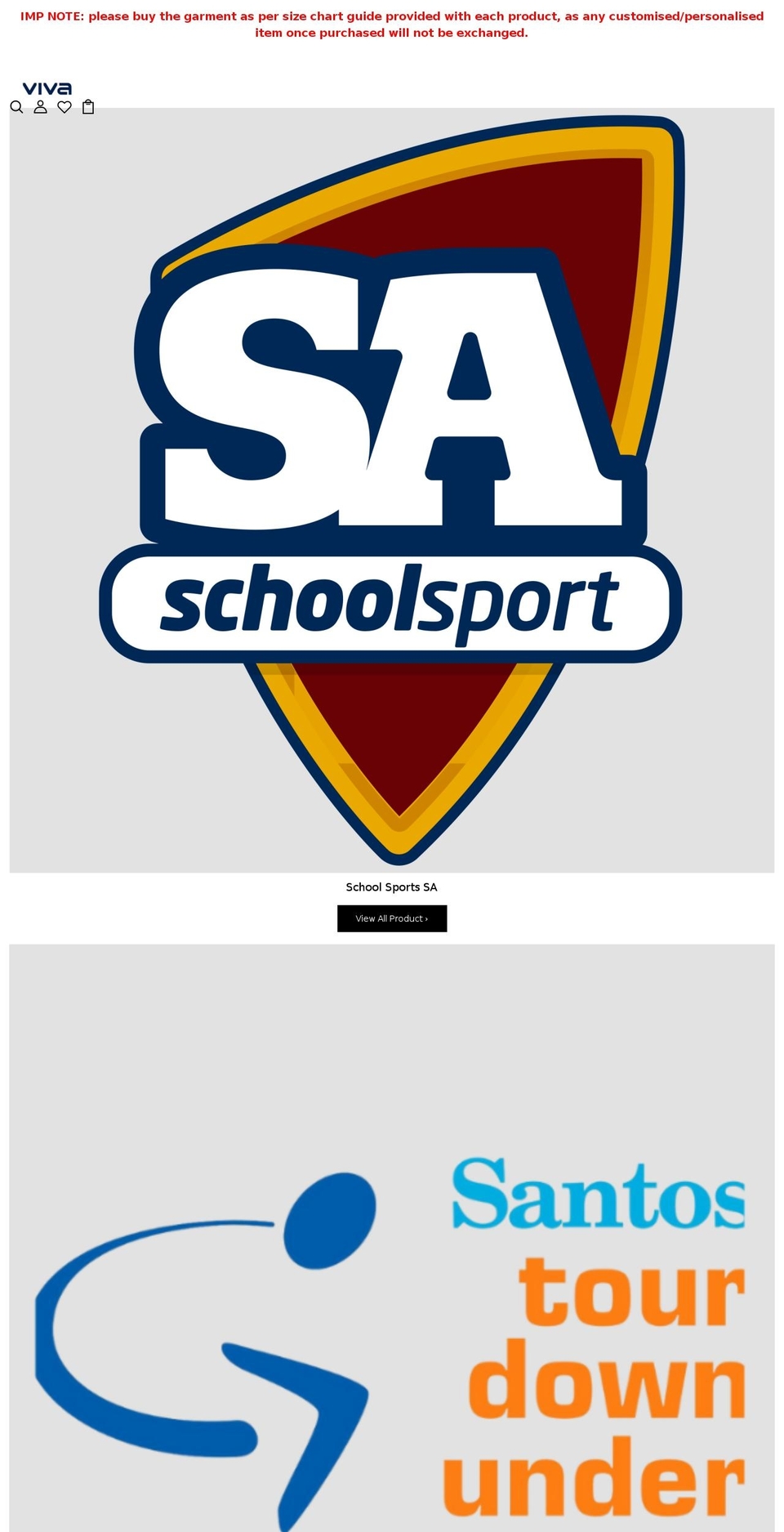 viva10.myshopify.com shopify website screenshot