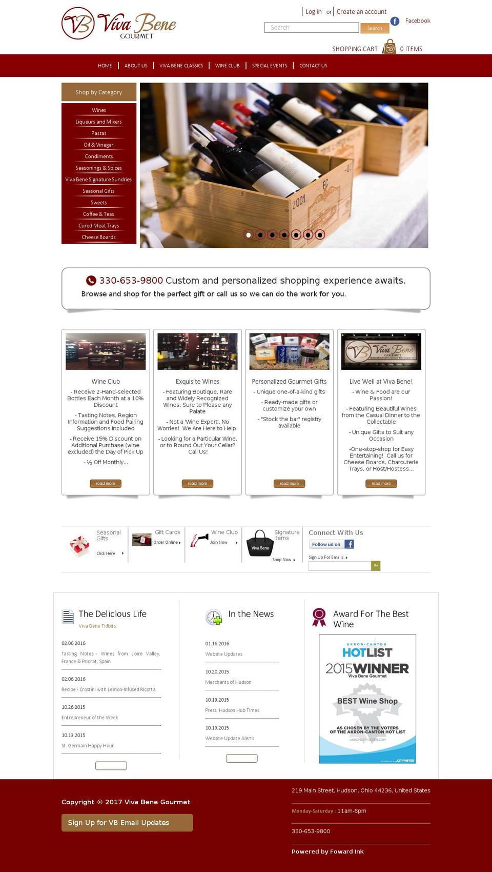 vivabenegourmet.com shopify website screenshot