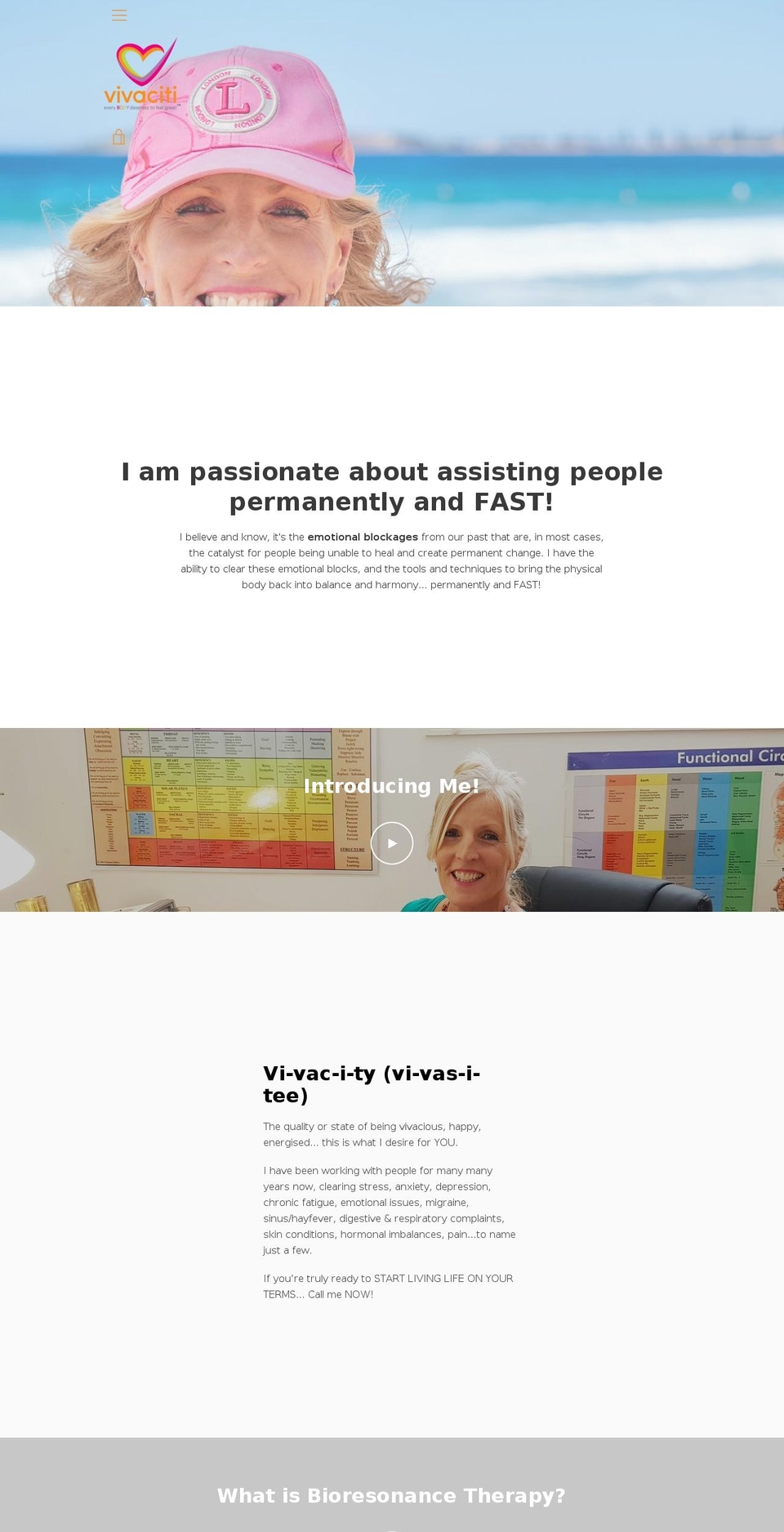 vivaciti.com.au shopify website screenshot