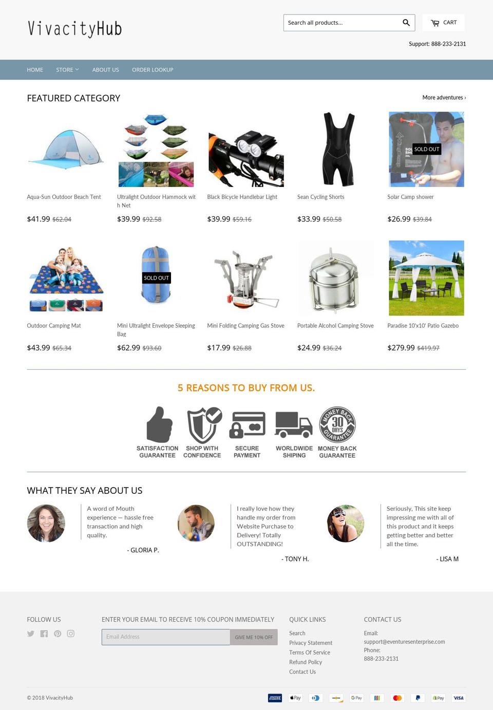 TheMMThemeAutoInstall Shopify theme site example vivacityhub.com