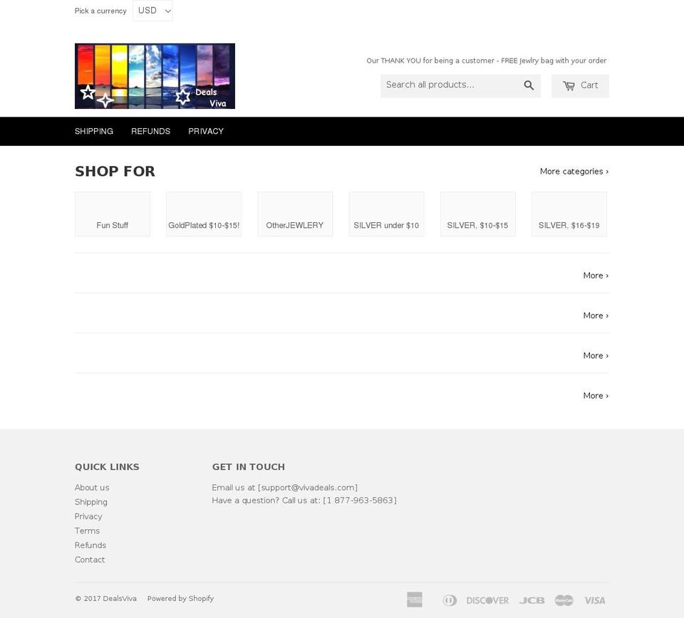vivafaru.com shopify website screenshot