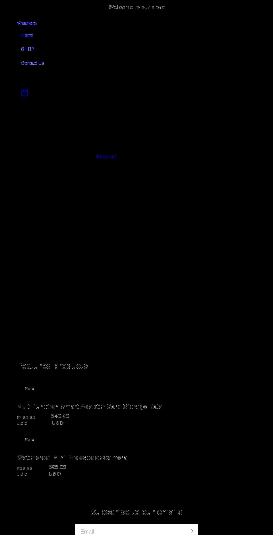 vivahere.com shopify website screenshot