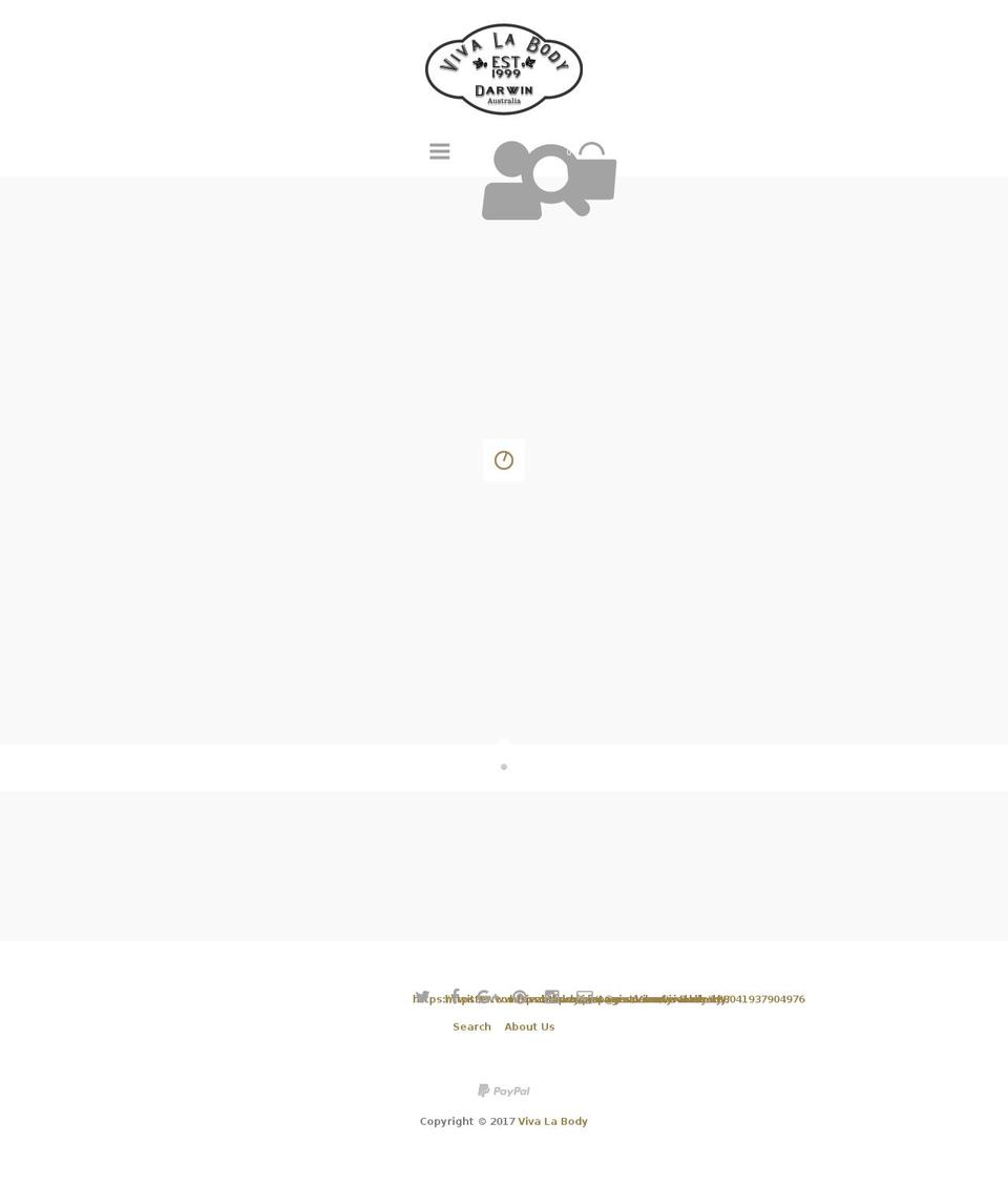 vivalabody.com shopify website screenshot