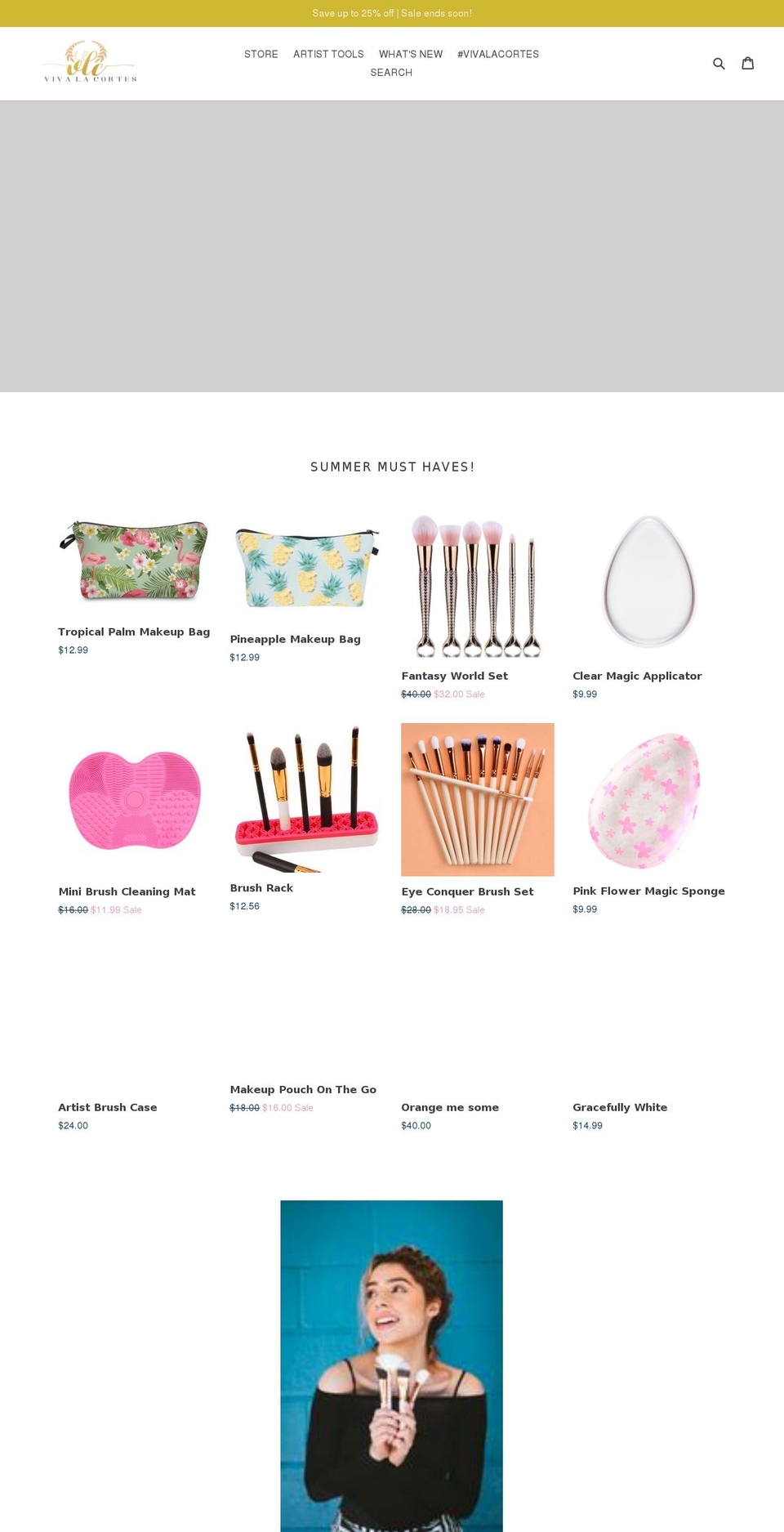 vivalacortes.com — Shopify storefront screenshot