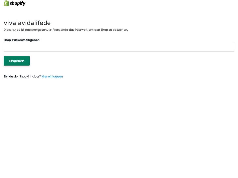 vivalavida.life shopify website screenshot