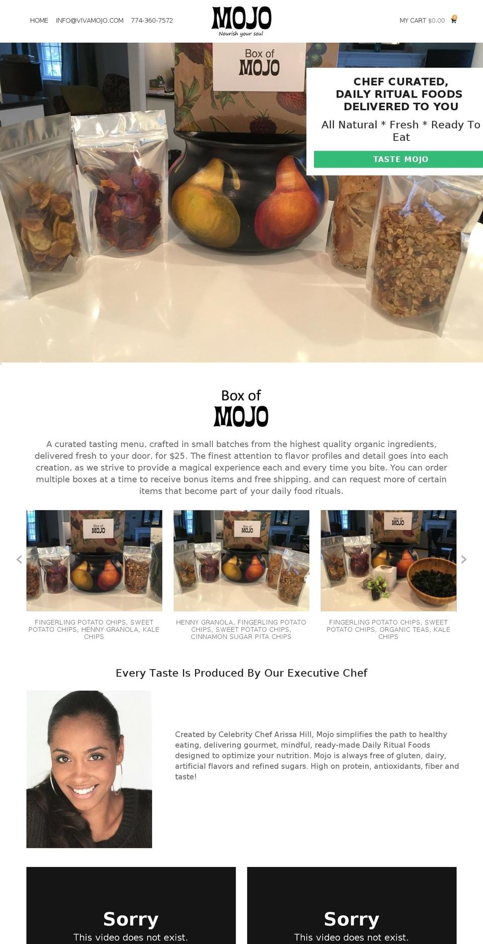 vivamojo.com shopify website screenshot