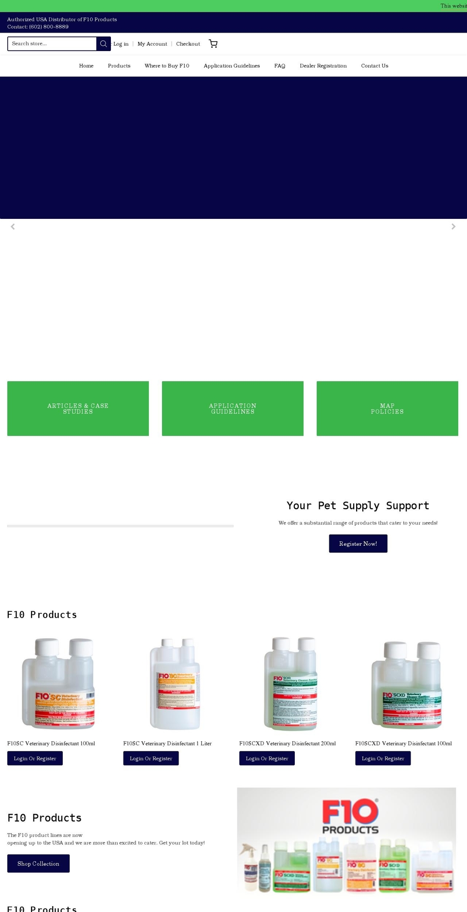 vivapetsupply.com shopify website screenshot