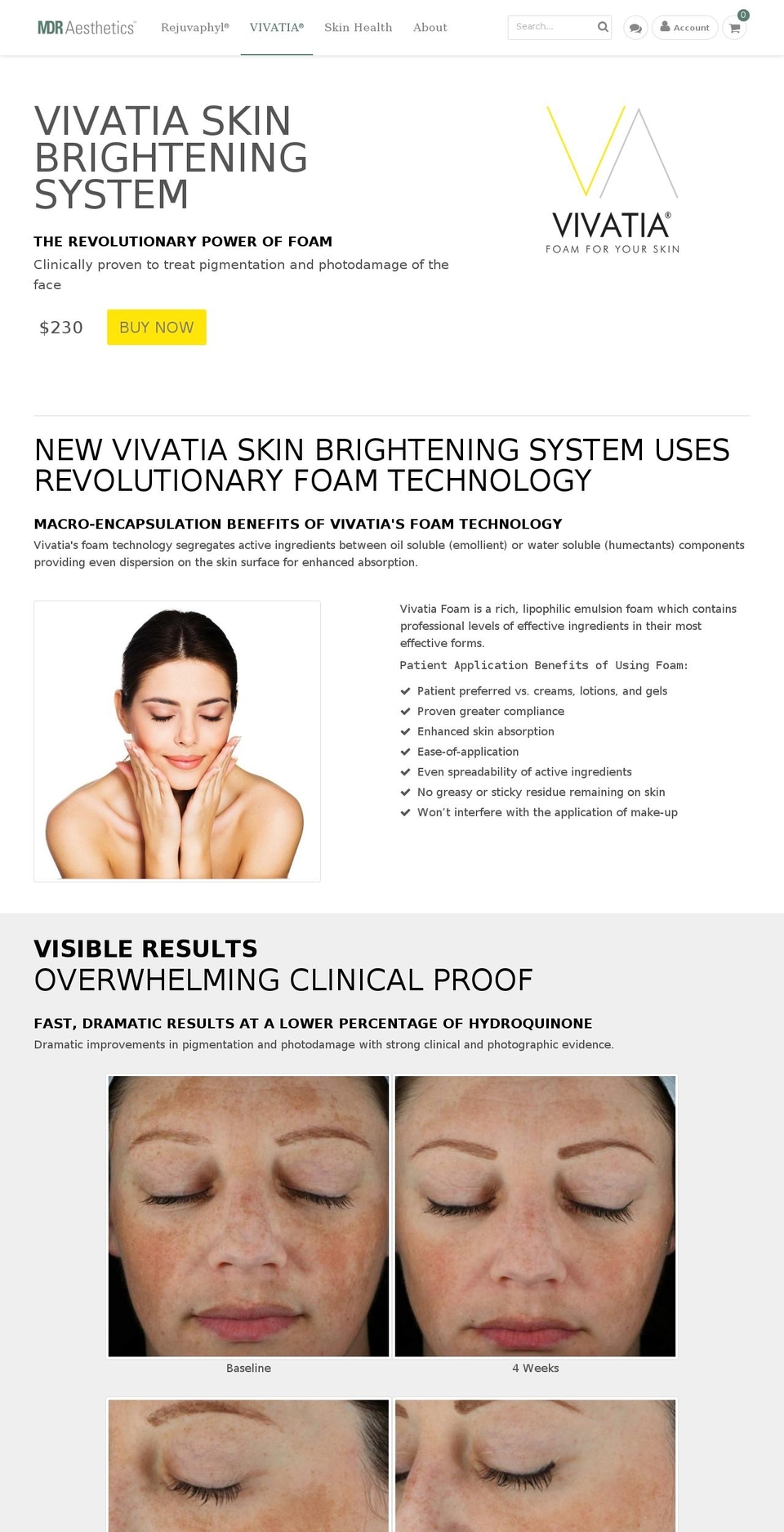 MD Rejuvena v3 - w\/ PDP Shopify theme site example vivatiaskincare.com
