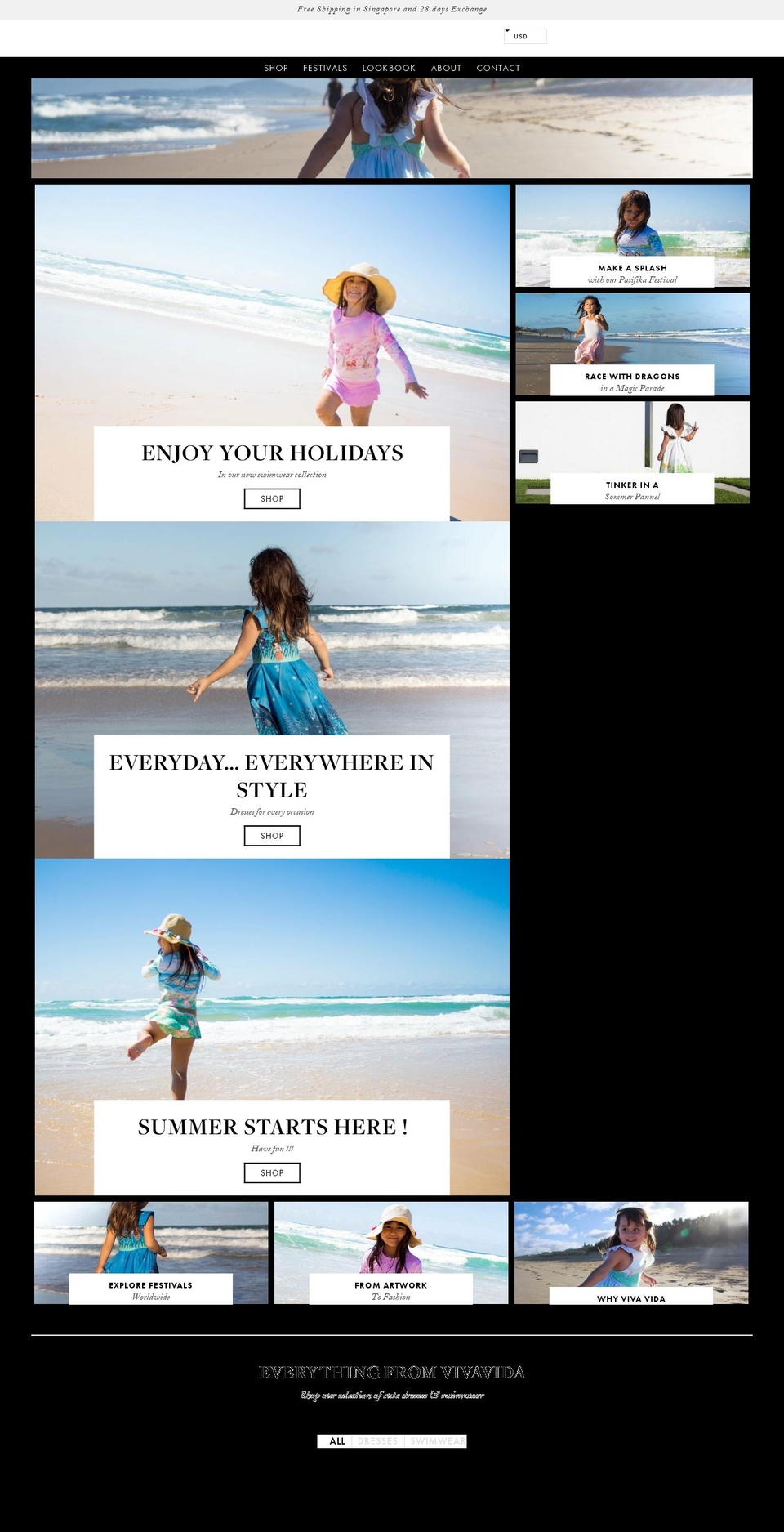 360 \u0026 5 Shopify theme site example vivavidakids.com