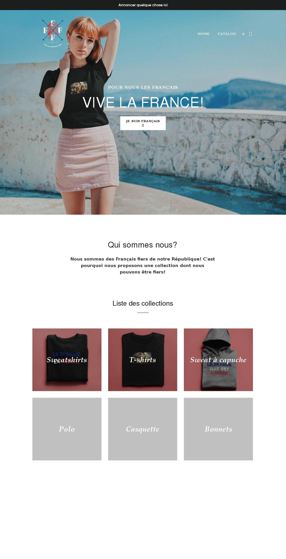 vivelarepublique.fr shopify website screenshot