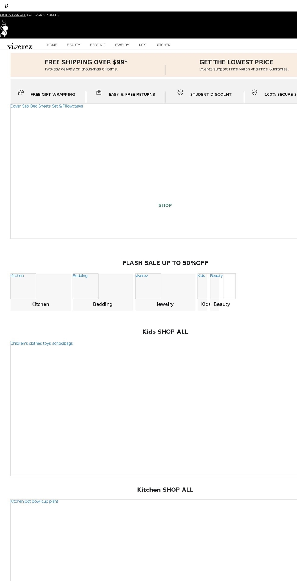 viverez.com shopify website screenshot
