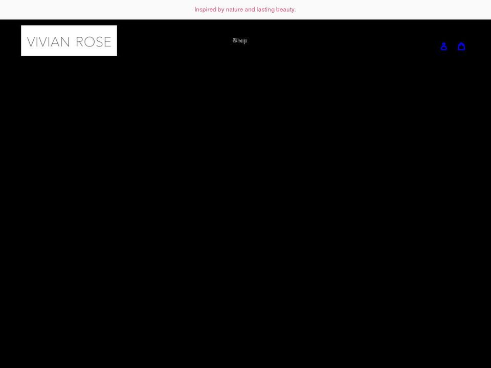 vivian-rose.shop shopify website screenshot