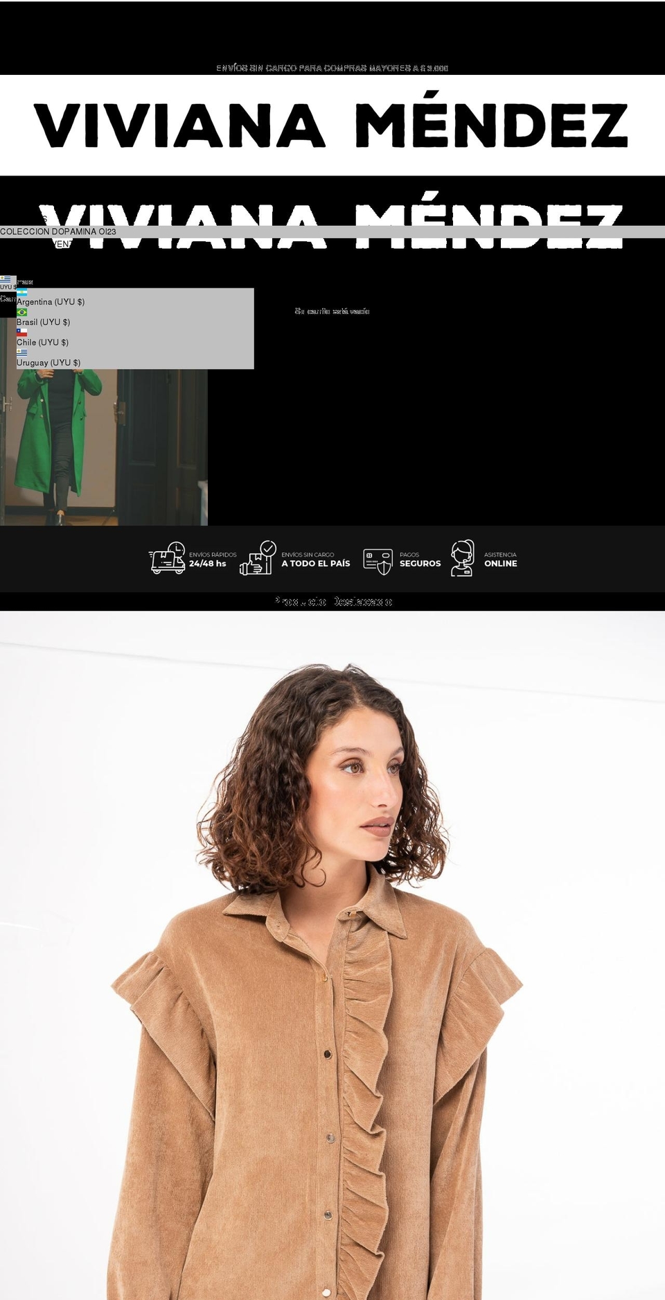 vivianamendez.com — Shopify storefront screenshot