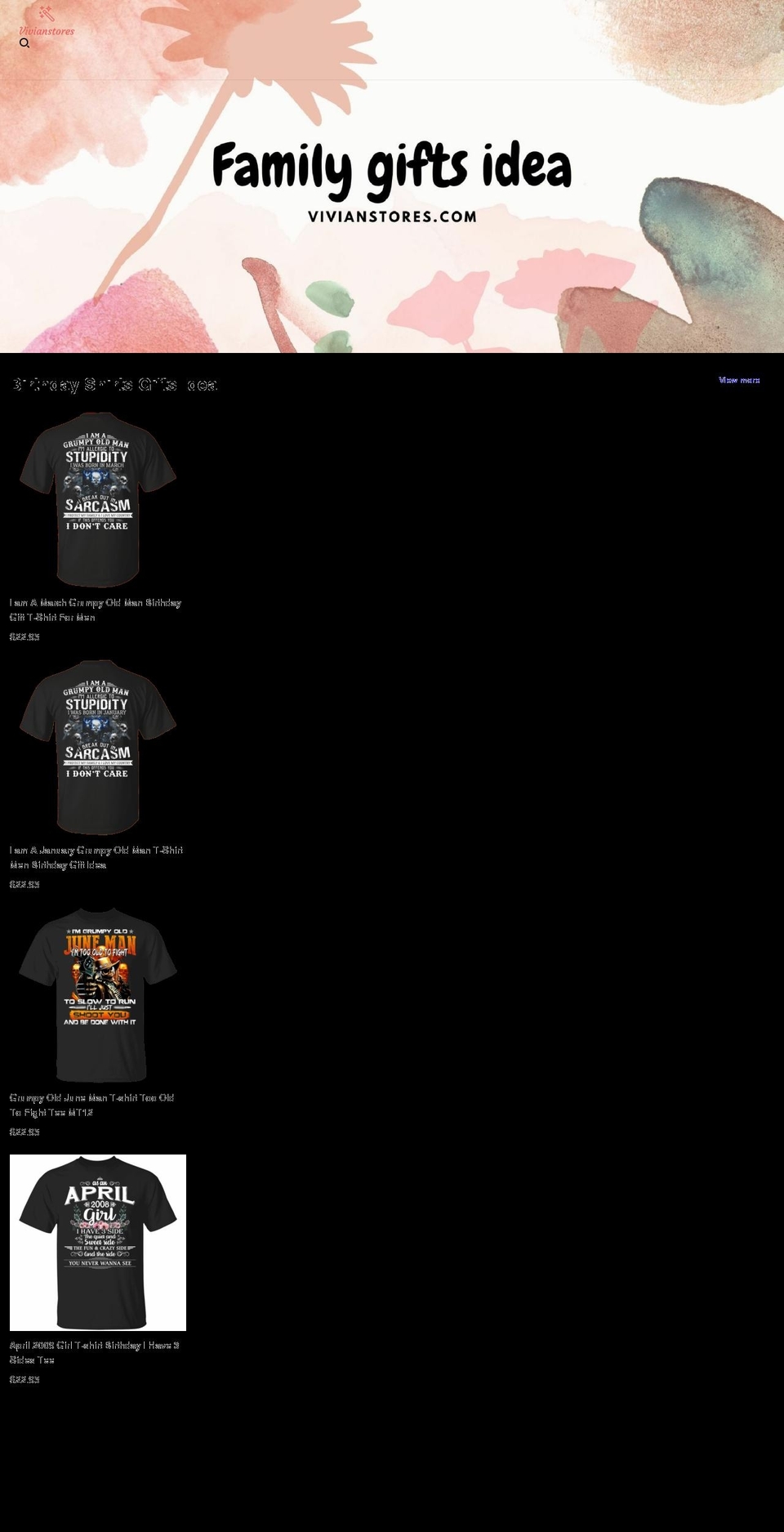 vivianstores.com — Shopify storefront screenshot