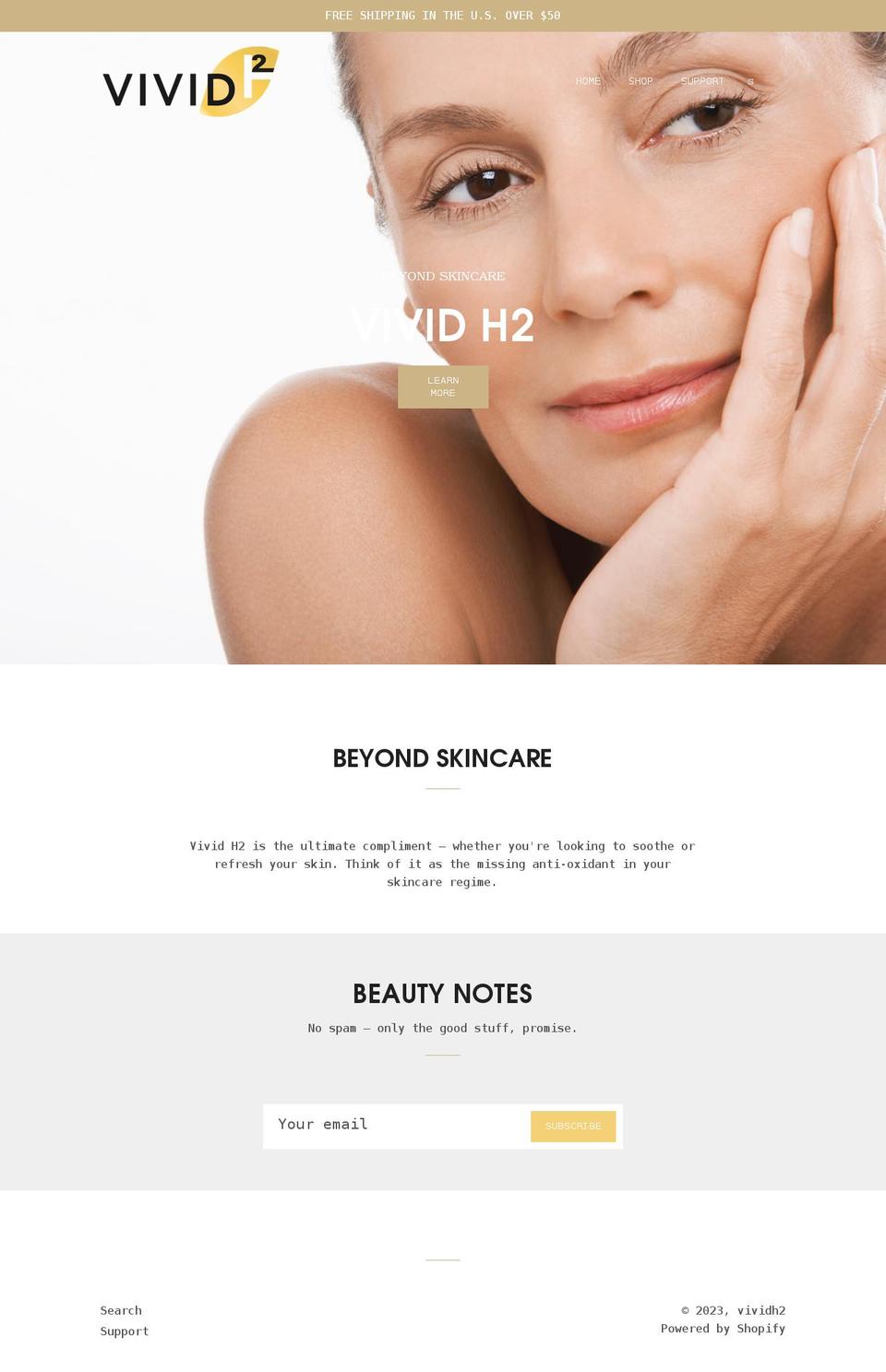vividh2.com shopify website screenshot