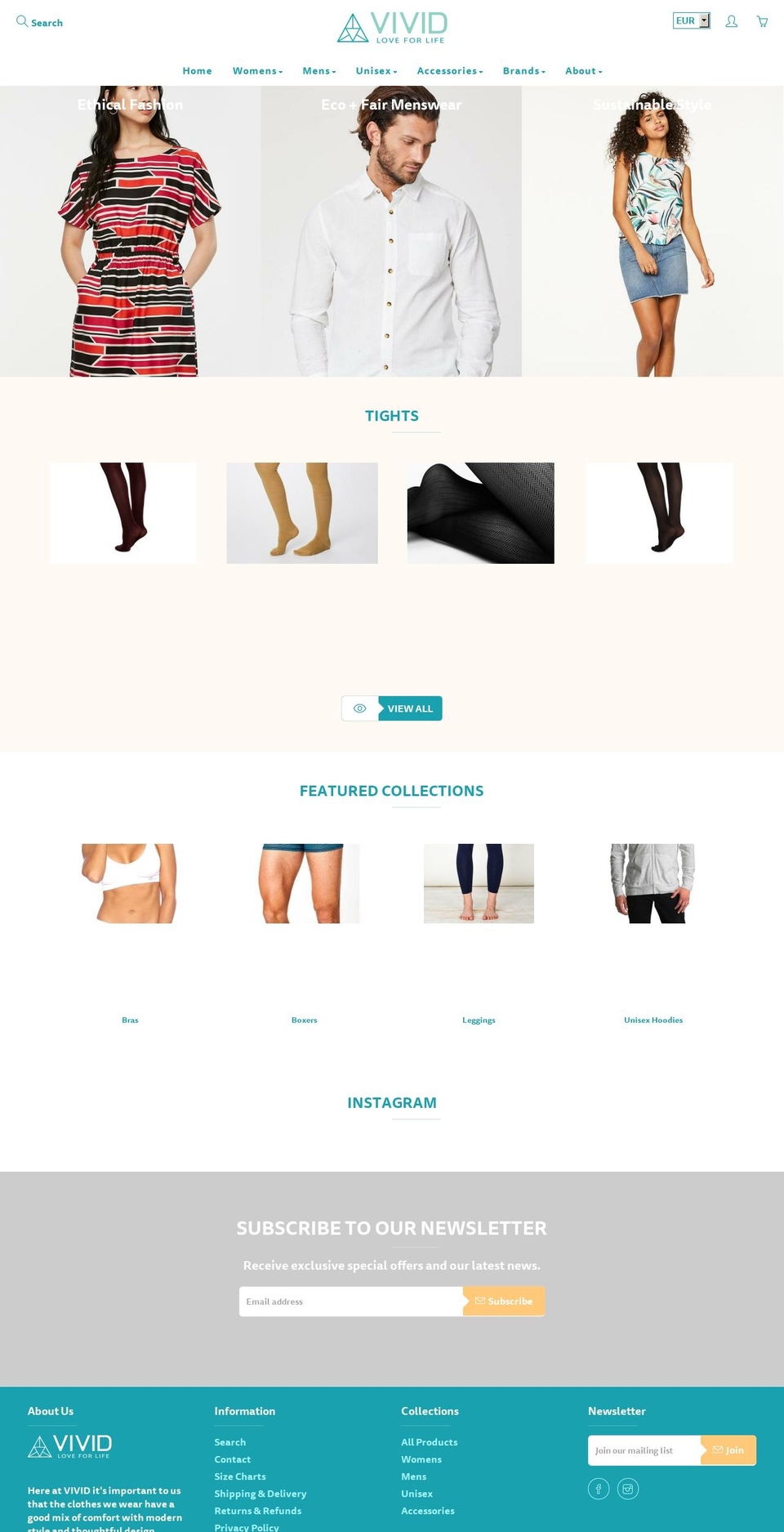 vividloveforlife.com shopify website screenshot