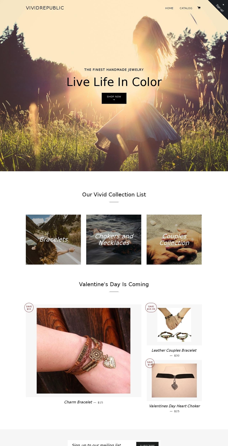 vividrepublic.com shopify website screenshot