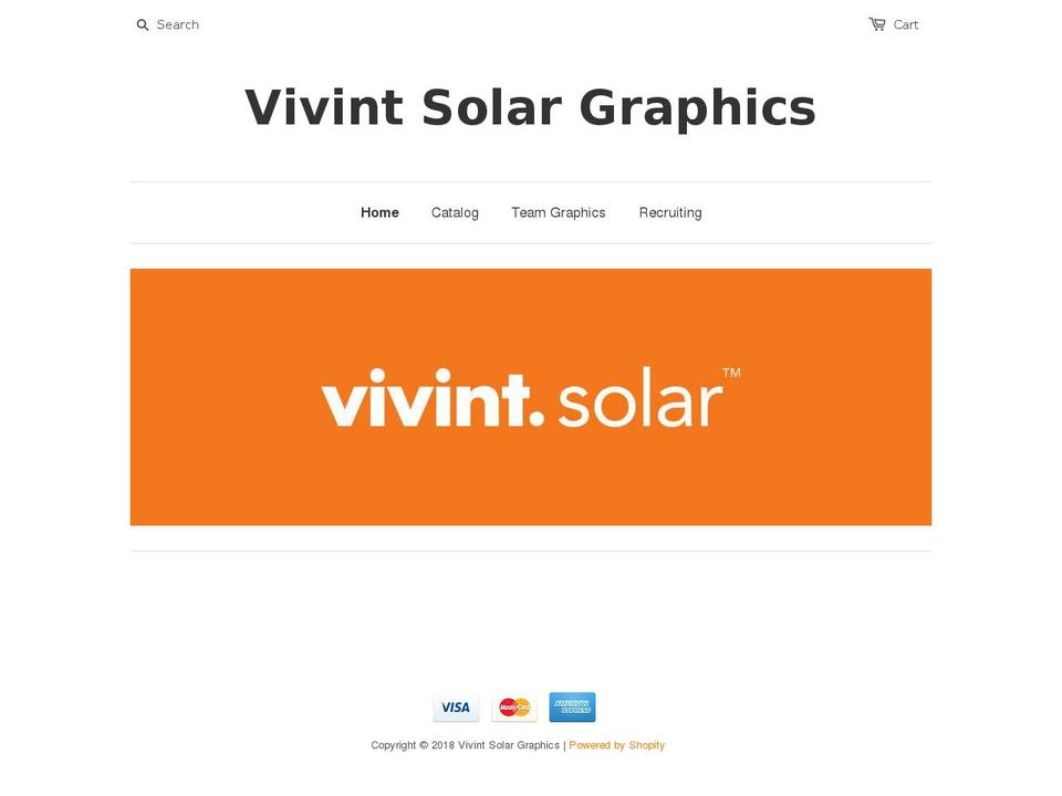 vivintsolargraphics.com shopify website screenshot