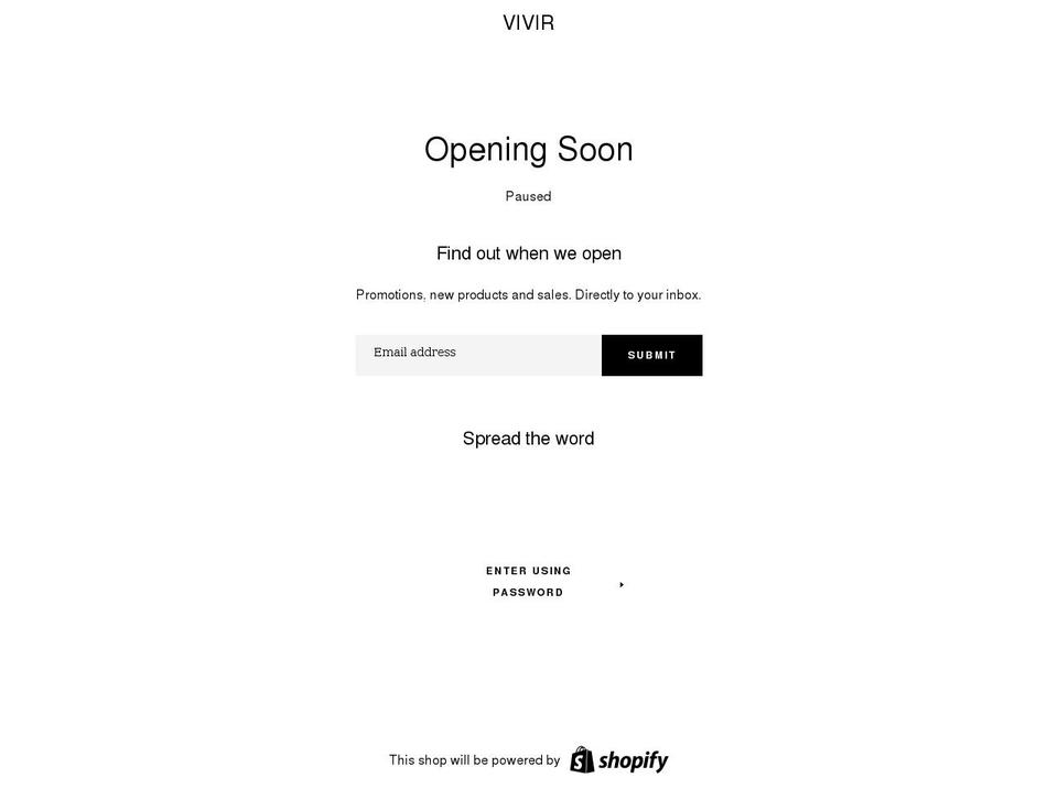 vivirhoy.net shopify website screenshot
