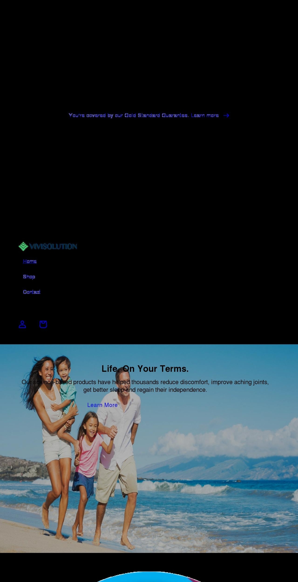 vivisolution.com shopify website screenshot