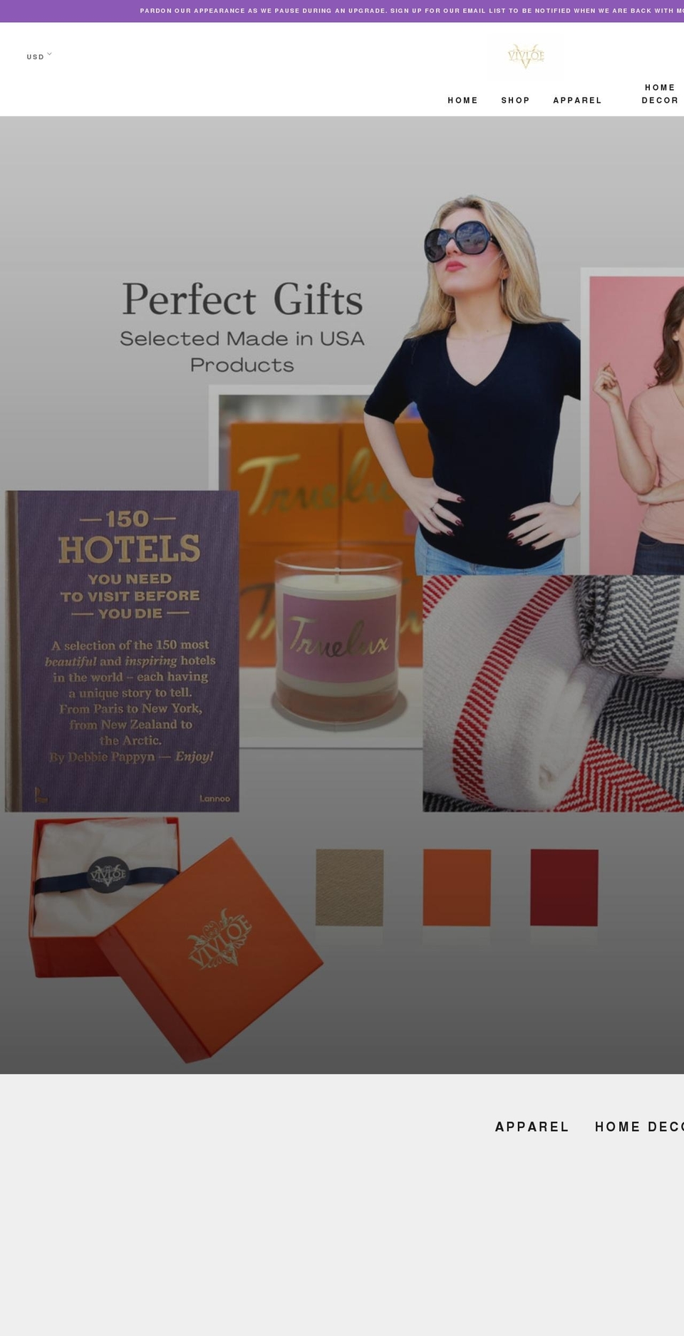 vivloe.com shopify website screenshot